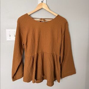 Madewell Peplum Open-Back Women’s top